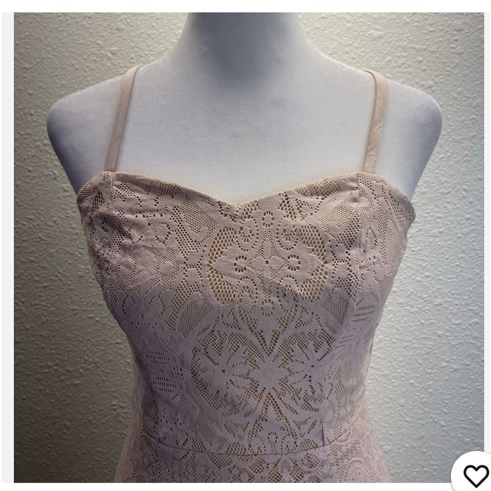 Dress the Population Leanne Pink Lace Mini Dress Women Size Small NWT Size XS - Picture 4 of 9